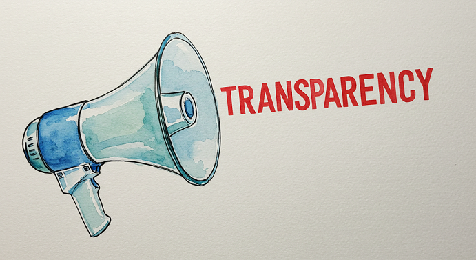 Megaphone and word transparency
