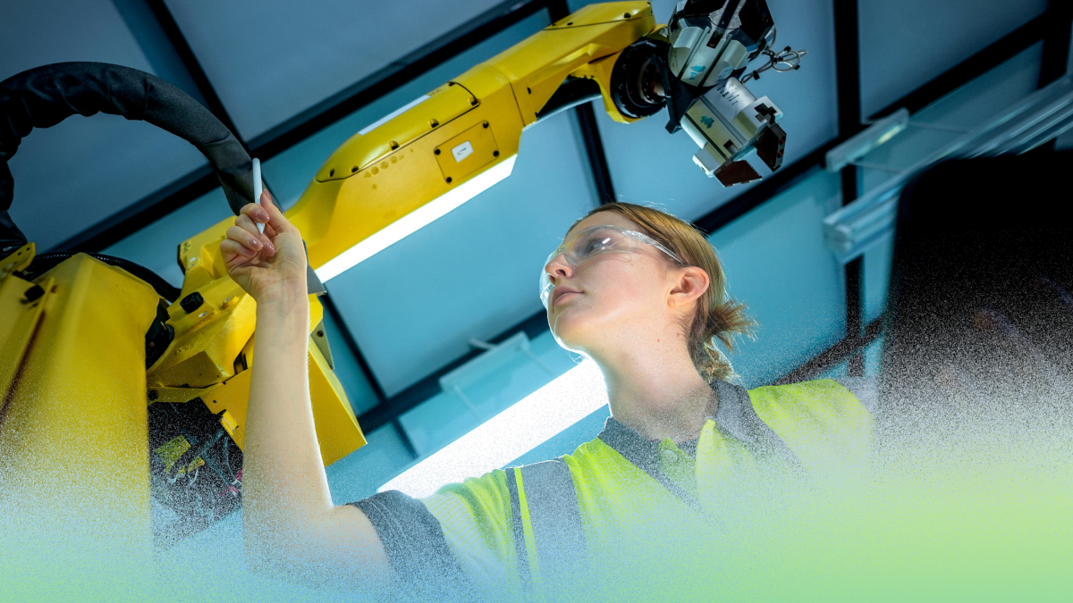 En este momento estás viendo 
<span class="bsf-rt-reading-time"><span class="bsf-rt-display-label" prefix="Tiempo de lectura"></span> <span class="bsf-rt-display-time" reading_time="1"></span> <span class="bsf-rt-display-postfix" postfix="mins"></span></span><!-- .bsf-rt-reading-time -->Por qué la IA física se está convirtiendo en la próxima ventaja de la fabricación