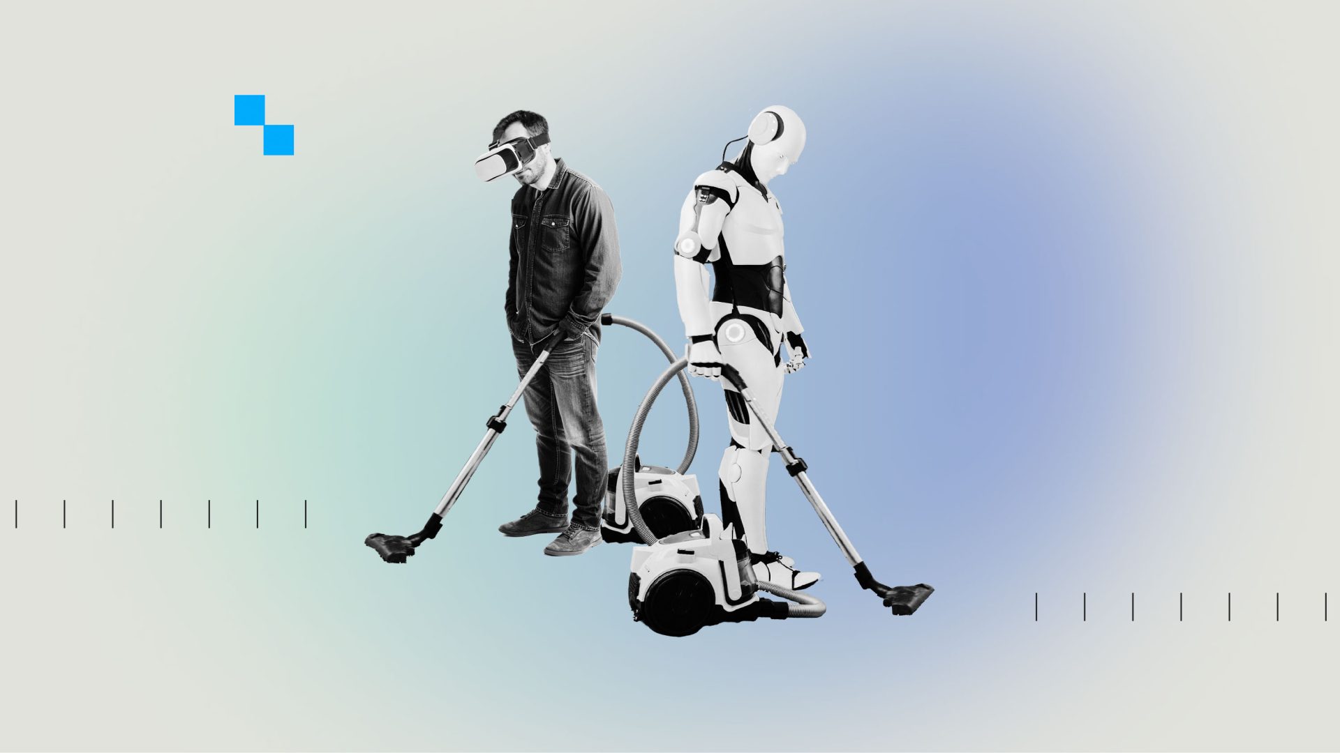 Lee más sobre el artículo La descarga: trabajadores autónomos que entrenan a humanoides y mejores puntos de referencia de IA