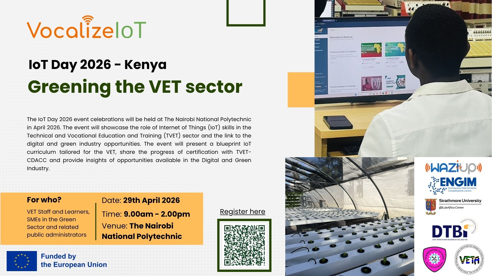 En este momento estás viendo 
<span class="bsf-rt-reading-time"><span class="bsf-rt-display-label" prefix="Tiempo de lectura"></span> <span class="bsf-rt-display-time" reading_time="1"></span> <span class="bsf-rt-display-postfix" postfix="mins"></span></span><!-- .bsf-rt-reading-time -->Las celebraciones del evento IoT Day 2026 se llevarán a cabo en el Politécnico Nacional de Nairobi en abril de 2026.